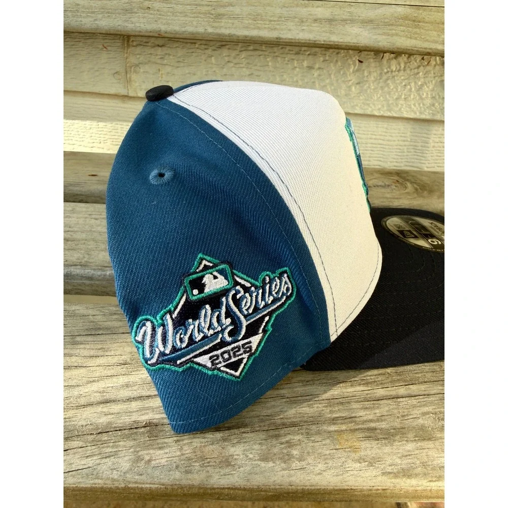 New Era 9FIFTY Los Angeles Dodgers 2025 World Series A-Frame Stretch Snap Hat
